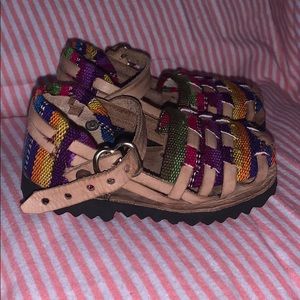 Colorful Mexican Sandals BRAND NEW